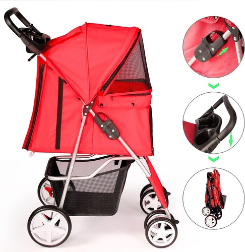 Pet travel stroller dog cat - travel, stroller,dog/cat
