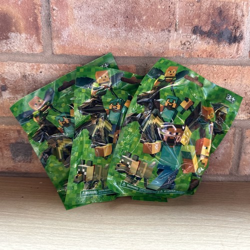 Minecraft figure blind bags - 3x,