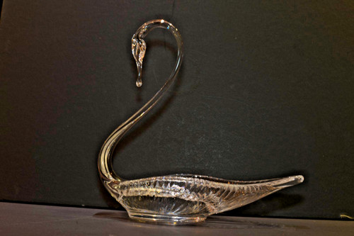 Webb corbett crystal - crystal, swan