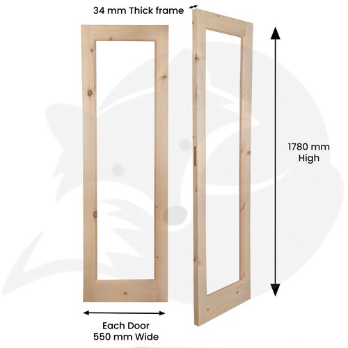 Classic french doors - doors, 550mm