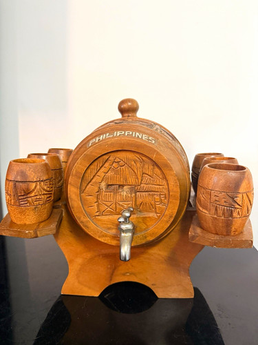Wooden barrel beverage - wooden,