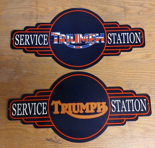 Service stations triumph flag - service,