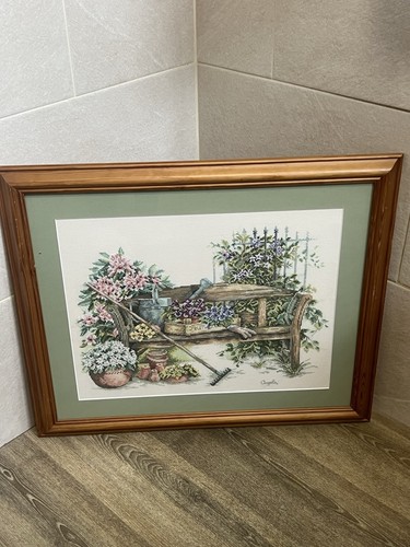 Framed cross stitch lanarte - stitch,