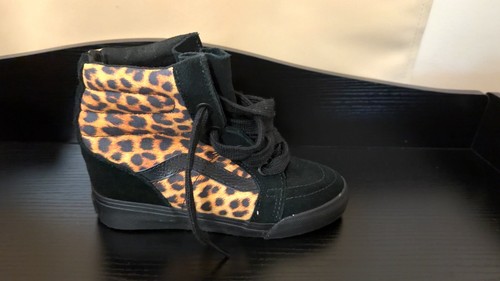 Vans sk8 black hidden wedge - vans, sk8-hi