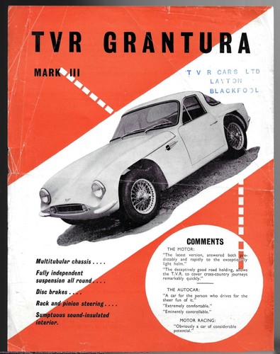 Tvr grantura mark iii - grantura, 1622cc