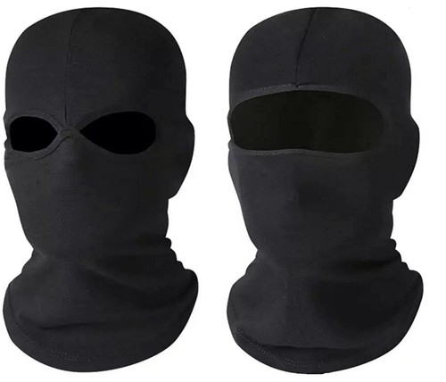 Balaclava black mask - black,
