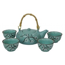 Chinese tea set - chinese, speckled