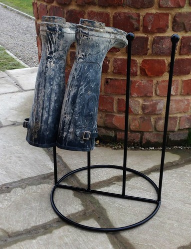 Metal wellington boot - metal,