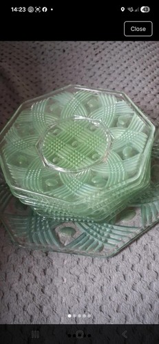 Chance glass britania plates - chance,