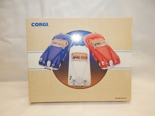 Corgi jaguar 120 set with - xk,
