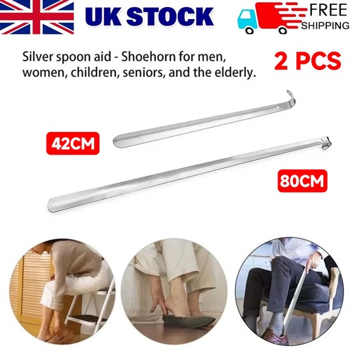 Stainless steel shoe horn - steel,