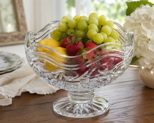 Waterford crystal footed fruit - crystal,