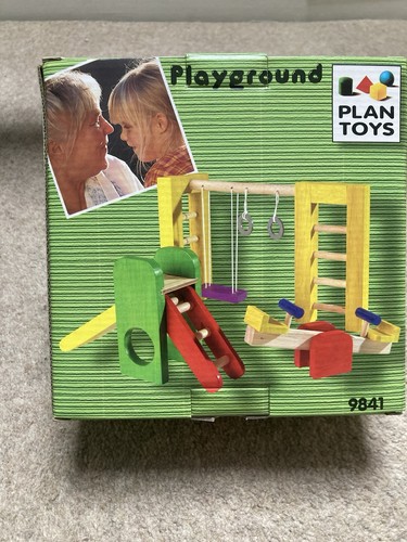 Dolls house wooden playground - dolls,