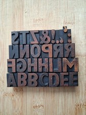 Vintage wooden letterpress - vintage,