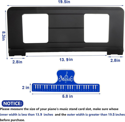 Music stand sheet - sheet, compatible