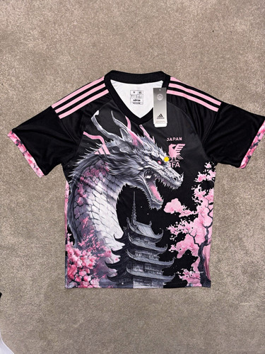 Adidas japan shirt - adidas, black/pink