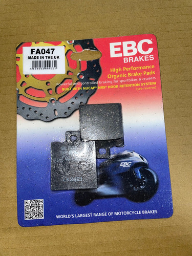Fa047 ebc brake pads - pads, fit