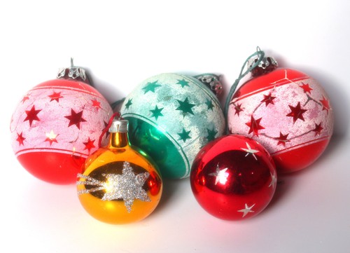 Vintage glass christmas - 5,