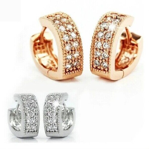Silver huggie hoop earrings - huggie,