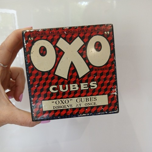 Oxo cubes tin with - oxo,