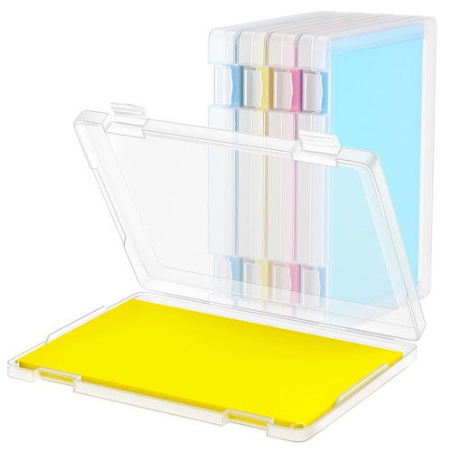 Transparent file paper box - a4,