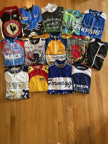 Vintage cycling jersey lot - vintage,