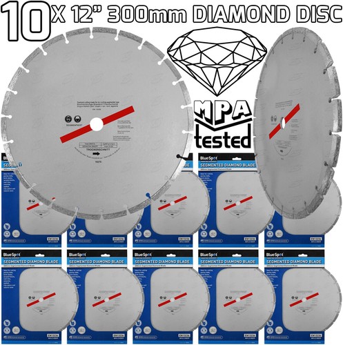 10x 300mm diamond cutting - 300mm, disc
