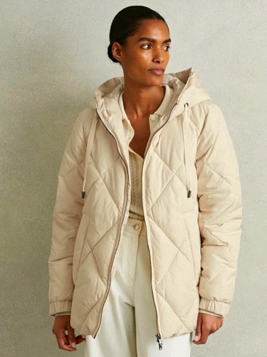 Reiss thea cream quilted - reiss,