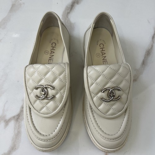 Chanel loafers leather - chanel,