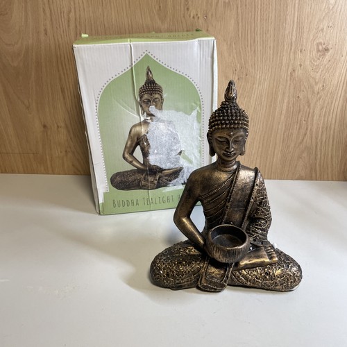 Sitting thai buddha tealight - sitting,