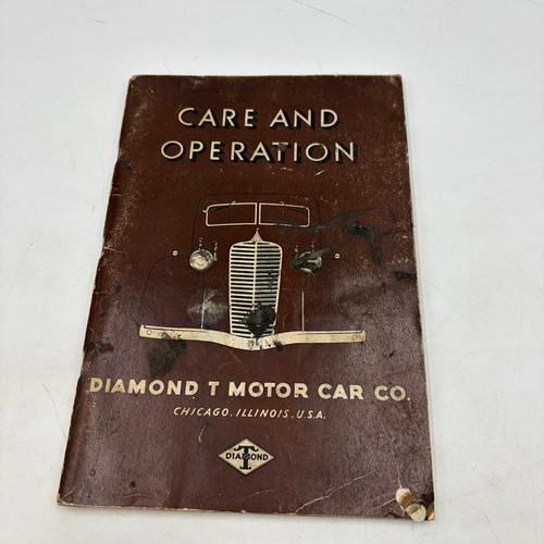 1930s diamond truck care - diamond, and