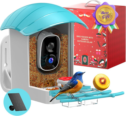 Bird feeder with camera solar - feeder,