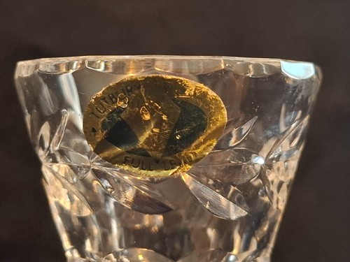 Tutbury crystal bud vase - bud, cut