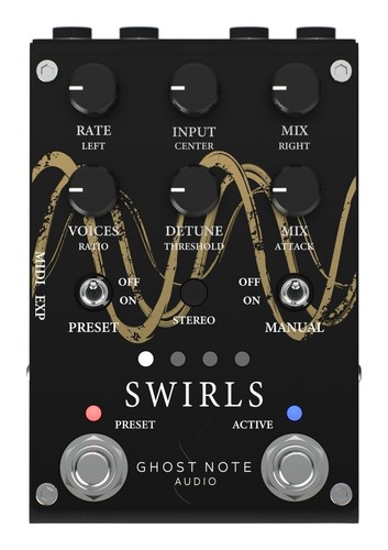 Ghost note audio swirls - note,
