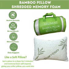 Bamboo pillow shredded memory - pillow,