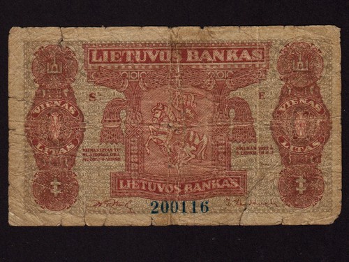 Lithuania 13a litas - lithuania:p-13a,, 1