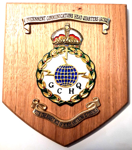 Gchq mess plaque beautifully - mess,
