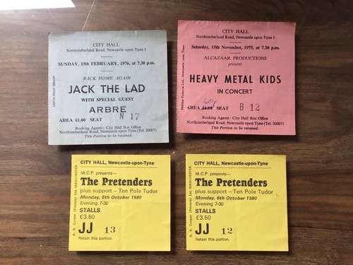 Used ticket stubs pair of - 4,
