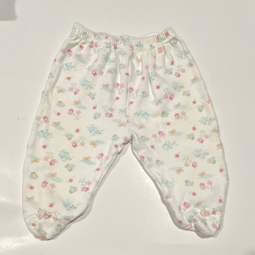 Vintage footed floral print - vintage,