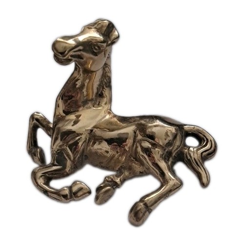 Vintage brass horse figurine - vintage,