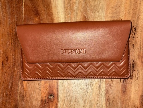 Missoni tan leather glasses - tan,