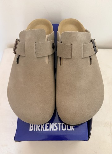 Birkenstock boston suede clogs - boston,