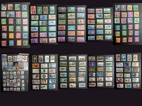 Large stamp collection - us, collection,