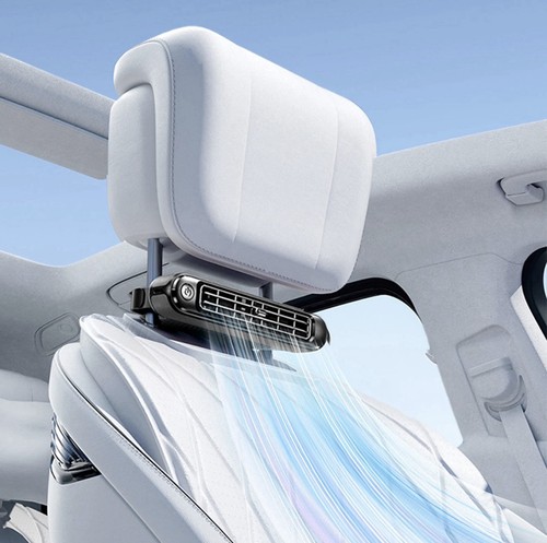 Car seat back - back, cooling