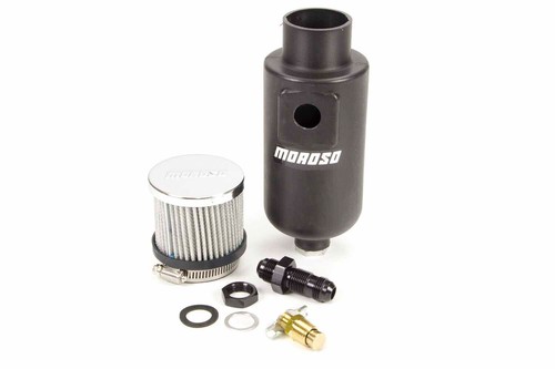 Poly breather tank 8an - tank, w/8an