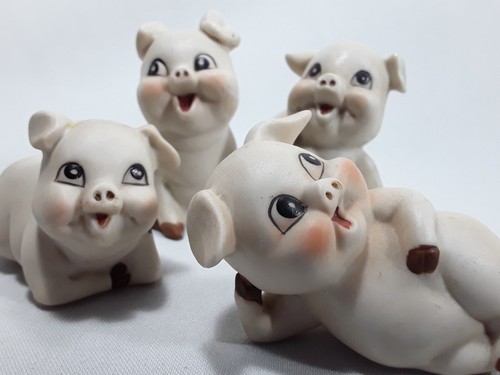 Set vintage ceramic - 4, pig