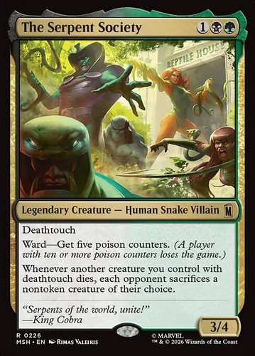 Mtg the serpent - serpent, ~