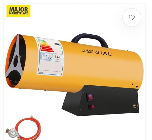 Portable gas heater 30kw - portable,