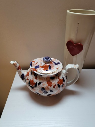 Antique large imari teapot - imari,
