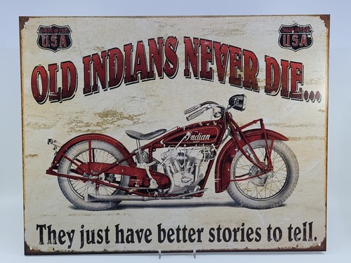 Indian motorcycles tin - indian,